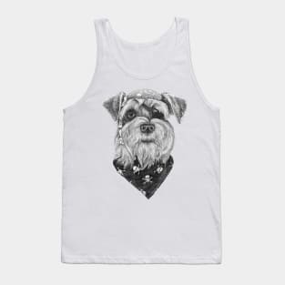 Pirate Schnauzer Tank Top